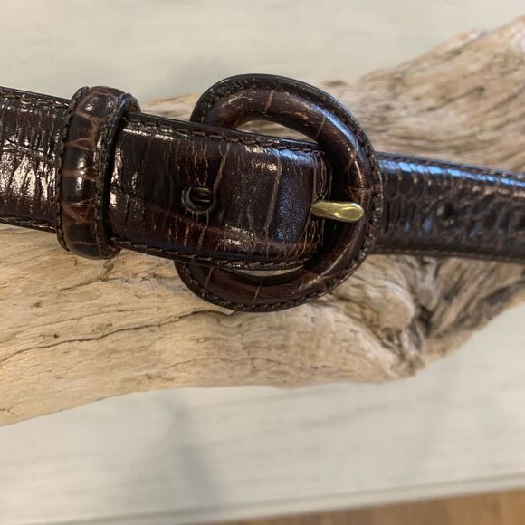 Ralph Lauren Accessories - Ralph Lauren Dark Brown Leather Belt